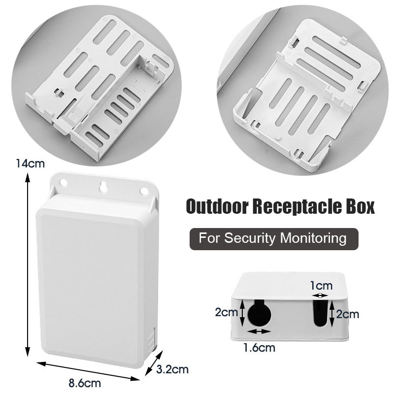 Outdoor Power Receptacle Box - Dış Mekan Priz Kapağı Elektrik Priz