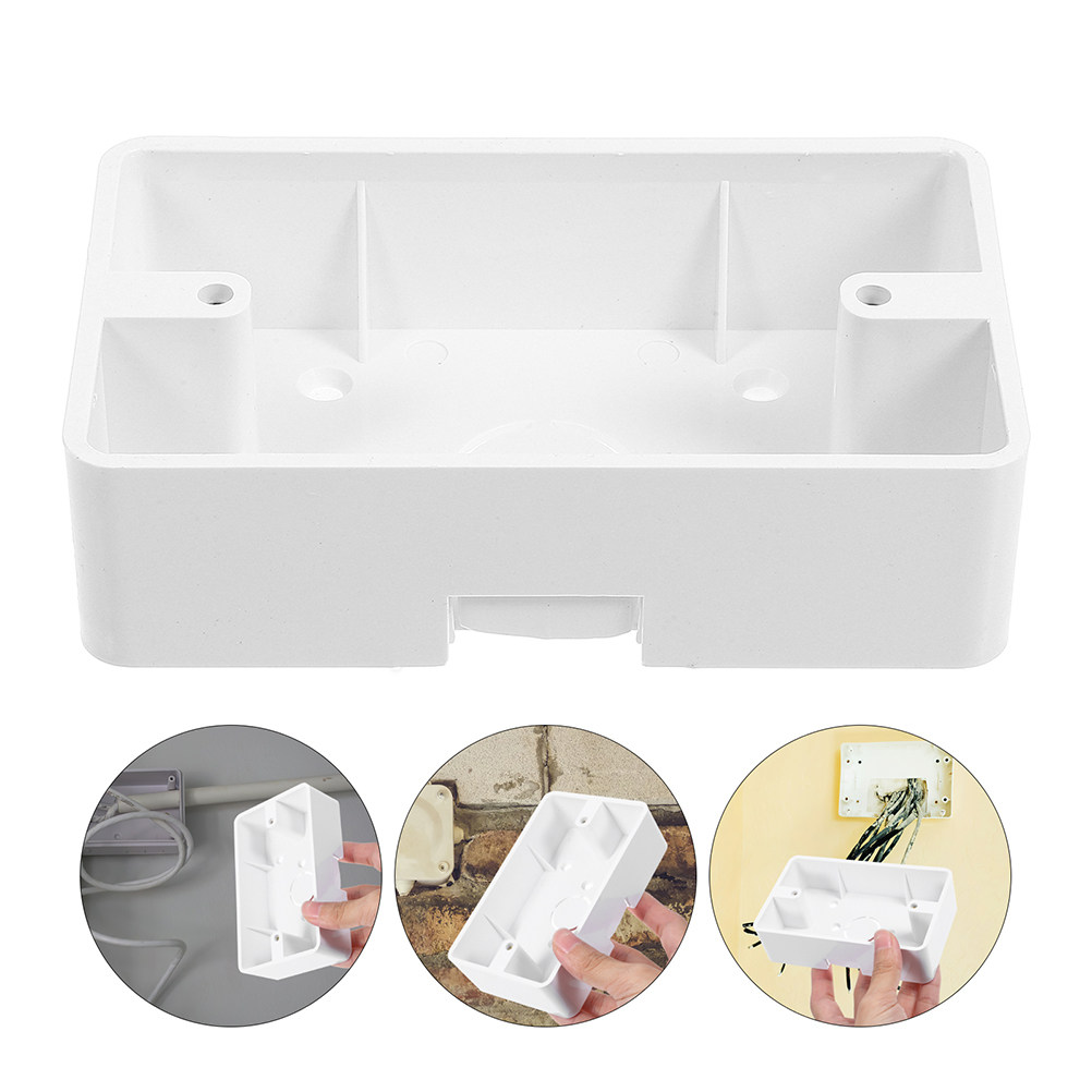 Outdoor Power Receptacle Box - 4 Adet Su Geçirmez ABS Plastik