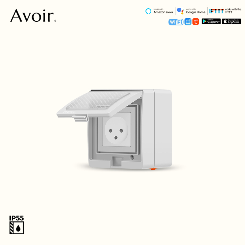 Outdoor Power Outlet With Remote Control - Avoir İsrail Tuya Akıllı Soket Wifi