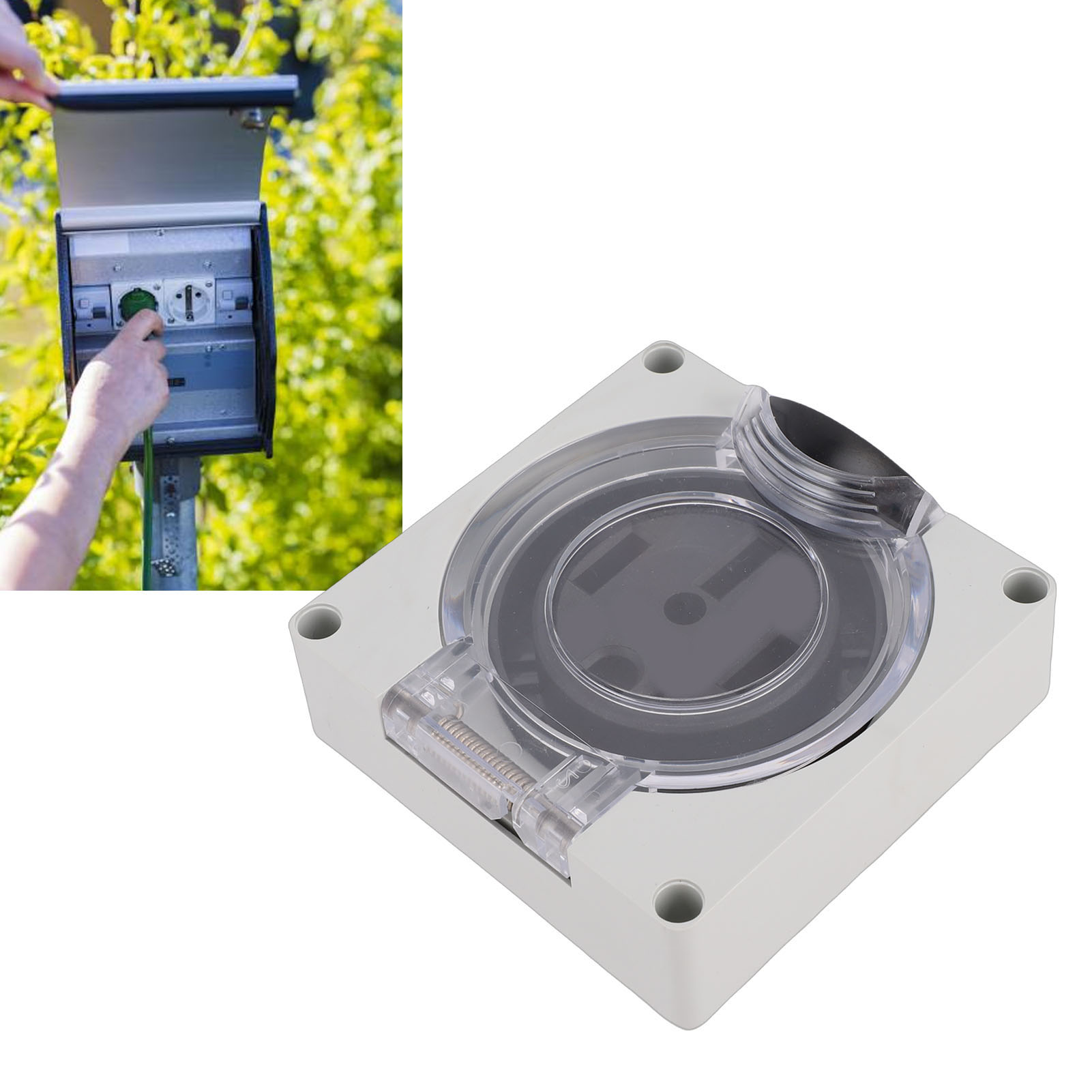 Outdoor Power Receptacle Box - NEMA L14-50R Endüstriyel Priz Kilitlemeli Güç