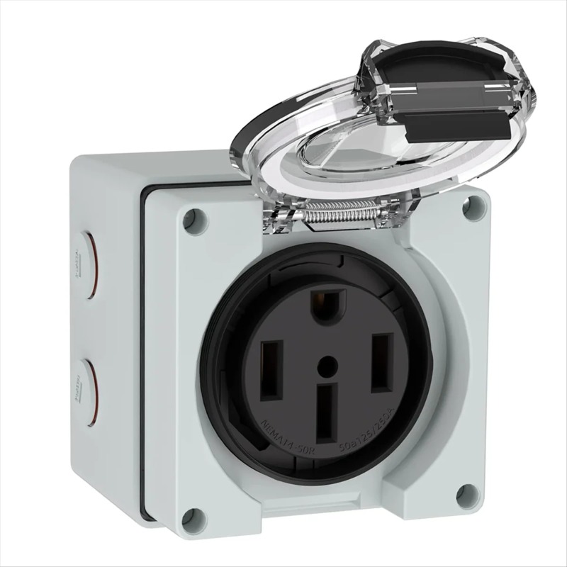 Outdoor Power Receptacle Box - TFBC 50Amp Güç Çıkış Kutusu, 125/250Volt