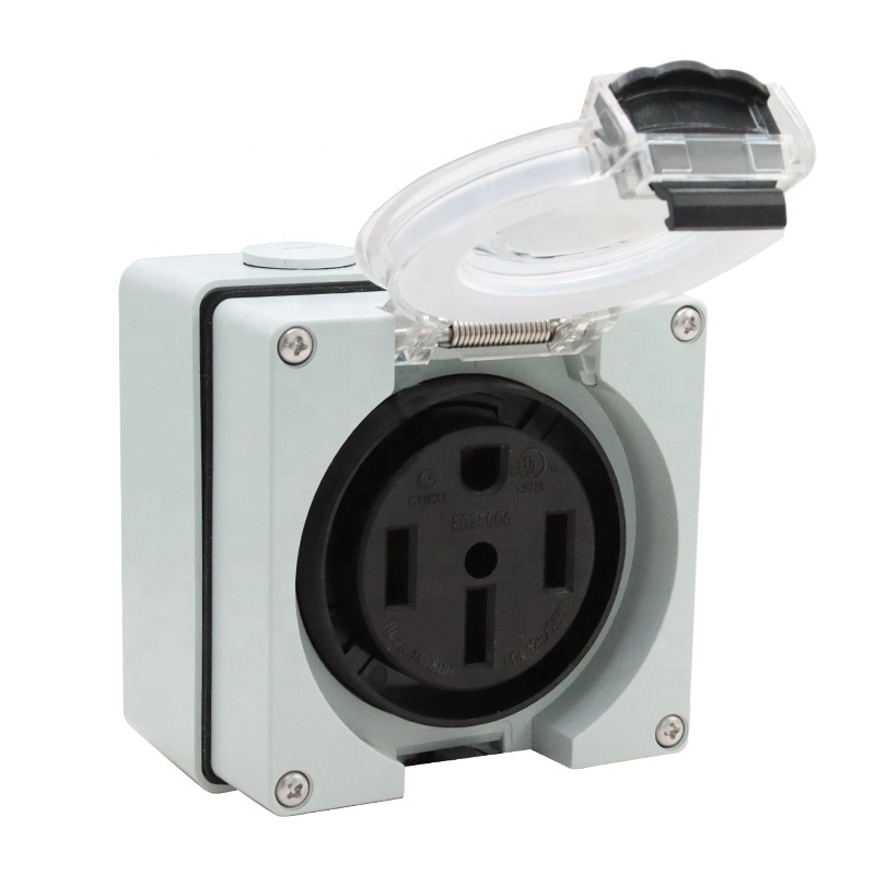 Outdoor Power Receptacle Box - 50 Amper Jeneratör RV Güç Giriş