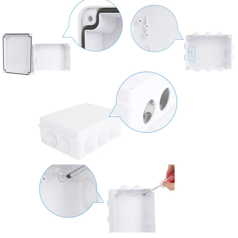 Açık su geçirmez güç kutusu AB - Outdoor Power Wire incelemesi ve fiyatı