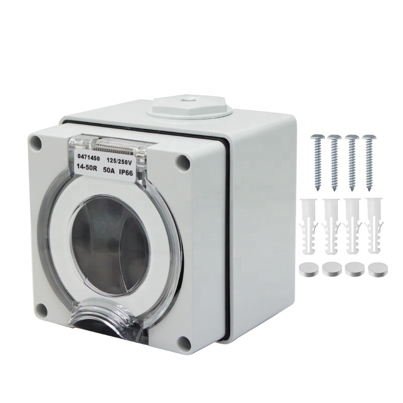 50 Amper Jeneratör Karavan Güç - Outdoor Power Receptacle Box incelemesi ve fiyatı