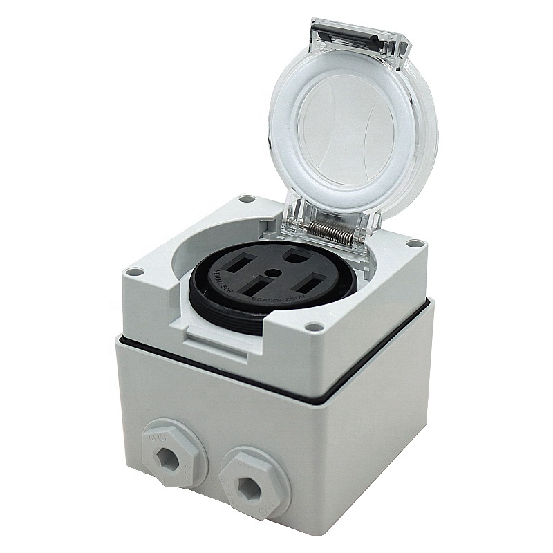 50 Amper Jeneratör Karavan Güç - Outdoor Power Receptacle Box incelemesi ve fiyatı