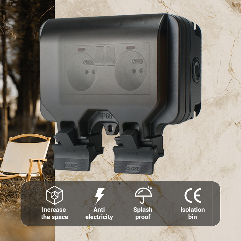 Avoir IP66 çift elektrik prizl - Outdoor Power Inlet Box incelemesi ve fiyatı