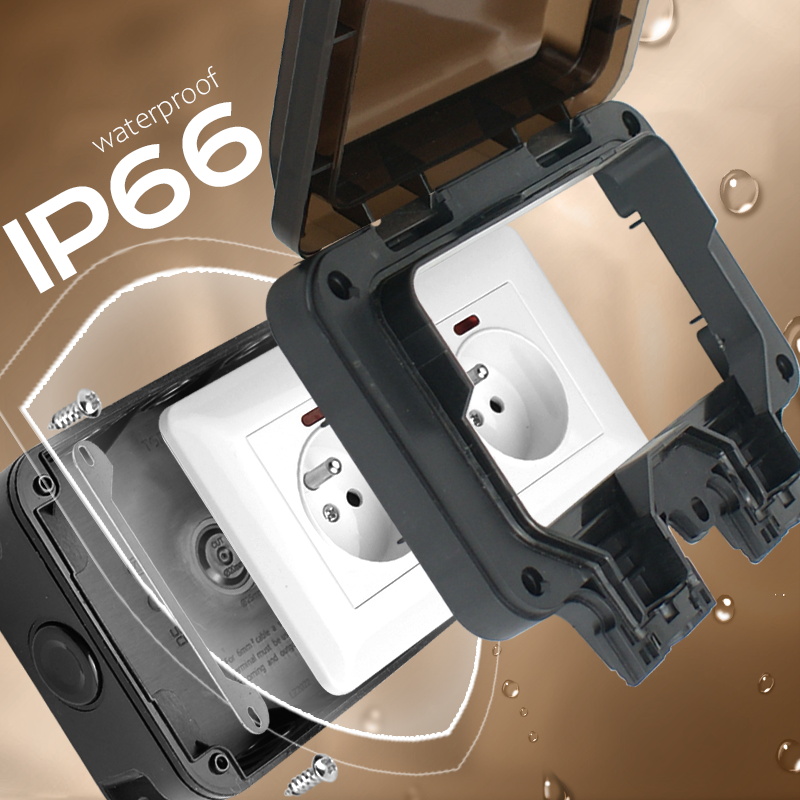 Avoir IP66 çift elektrik prizl - Outdoor Power Inlet Box incelemesi ve fiyatı