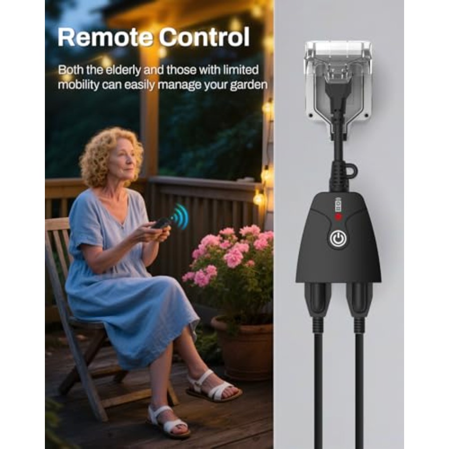 Dış Mekan Kablosuz Uzaktan Kum - Outdoor Power Outlet With Remote Control incelemesi ve fiyatı