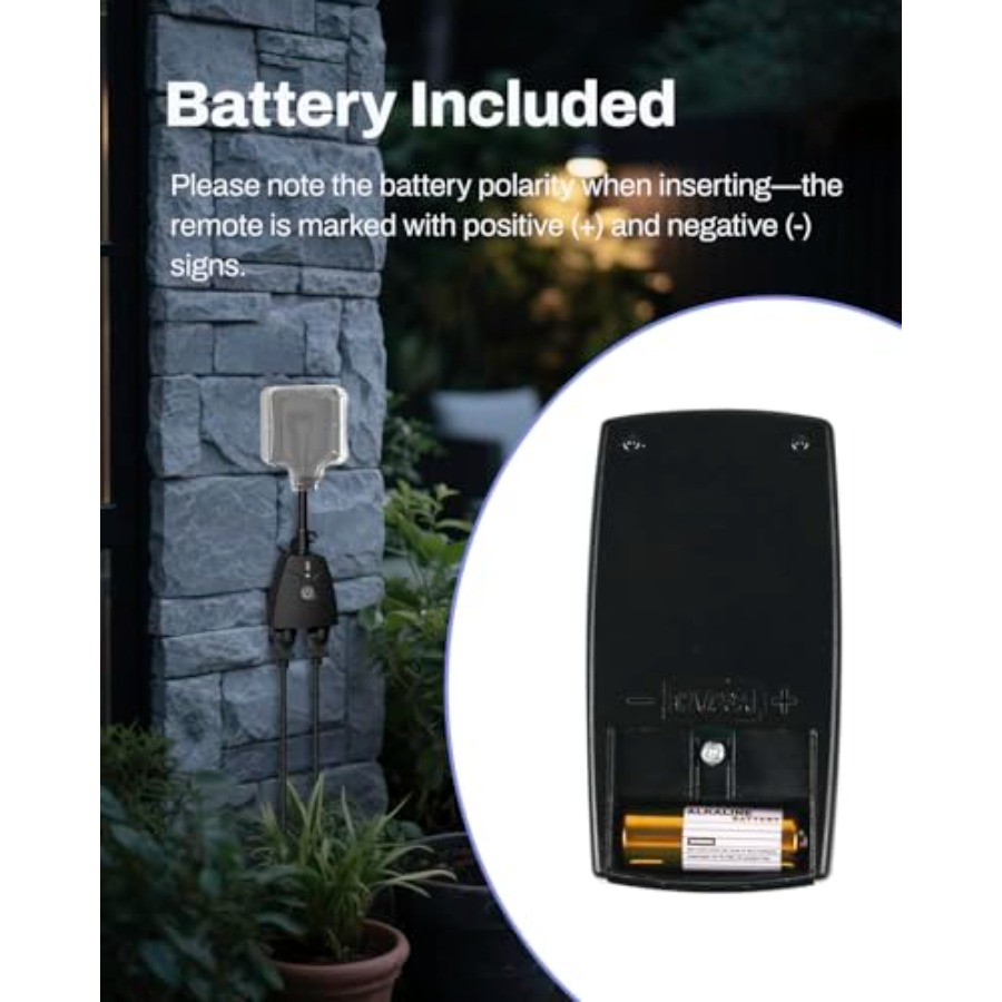 Dış Mekan Kablosuz Uzaktan Kum - Outdoor Power Outlet With Remote Control incelemesi ve fiyatı