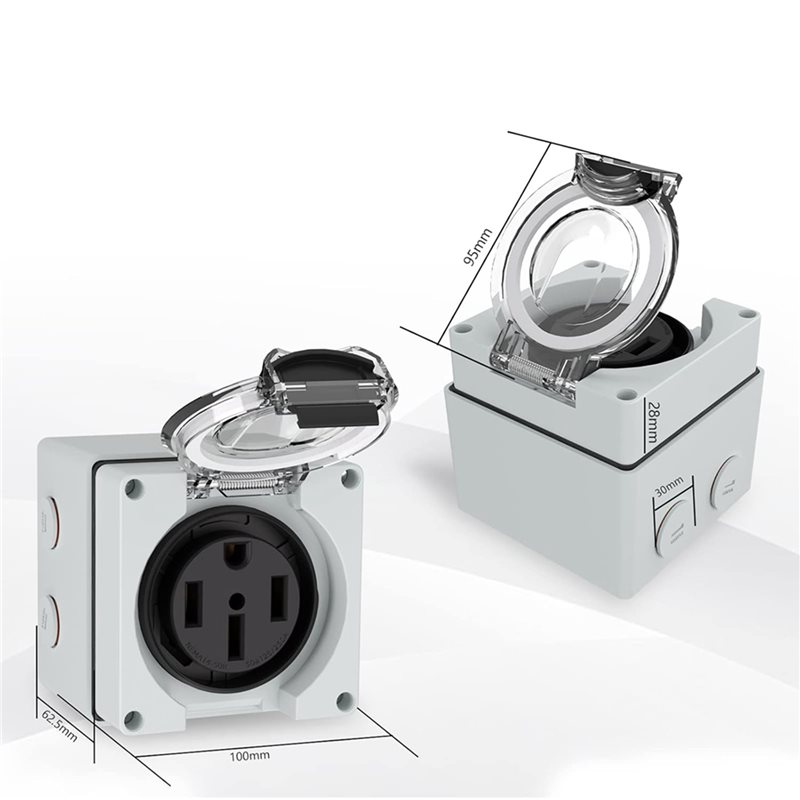 ABLK 6X 50Amp Güç Çıkış Kutusu - Outdoor Power Receptacle Box incelemesi ve fiyatı