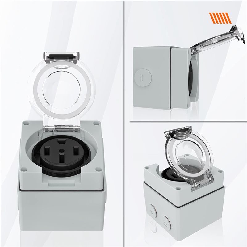 ABLK 6X 50Amp Güç Çıkış Kutusu - Outdoor Power Receptacle Box incelemesi ve fiyatı