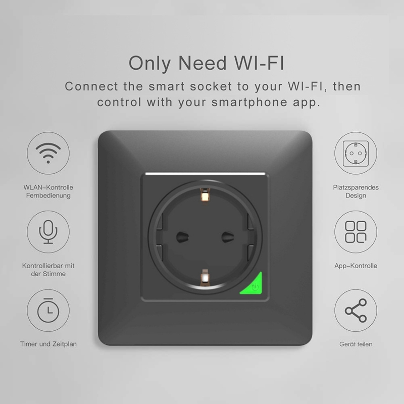 Avoir Tuya Zigbee elektrik çık - Outdoor Power Outlet With Remote Control incelemesi ve fiyatı
