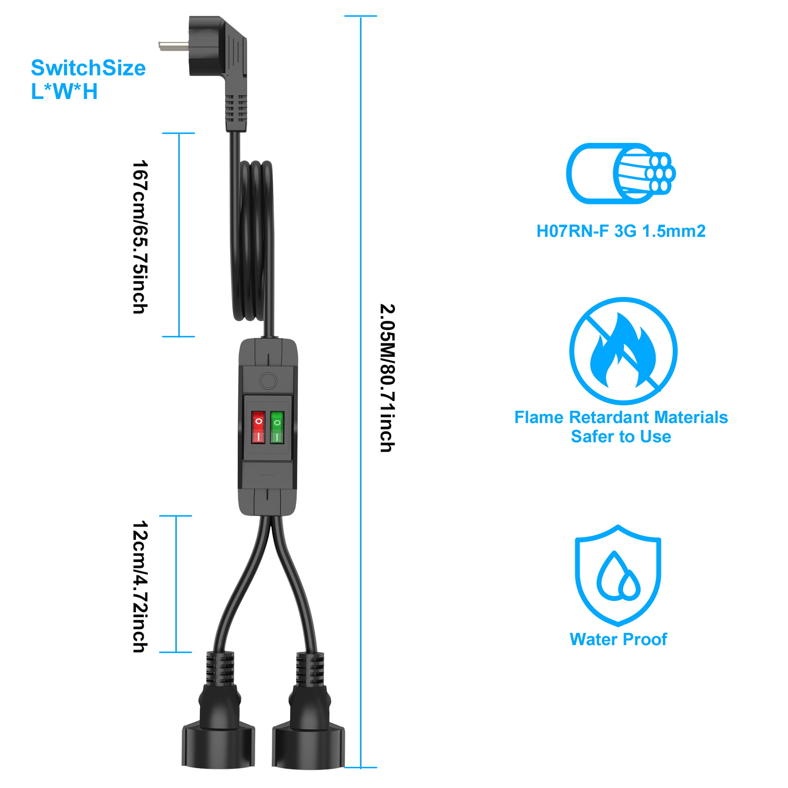 AB Fişli Uzatma Kablosu, Açma/ - Outdoor Power Extension Cord incelemesi ve fiyatı
