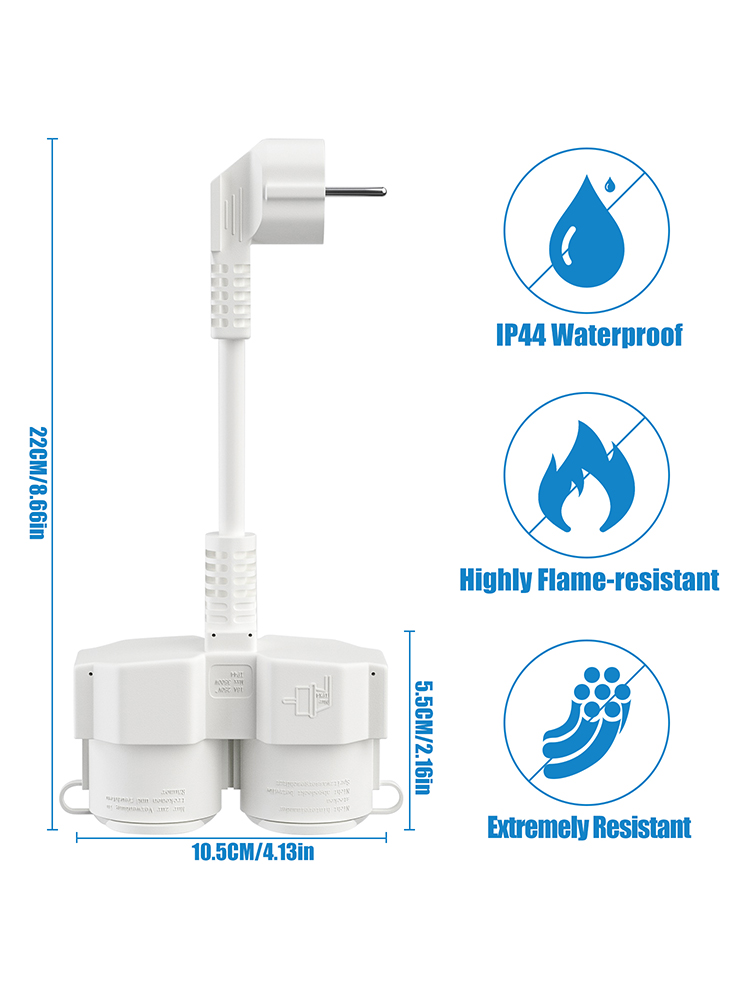 2 Schuko Prizli AB Uzatma Kabl - Outdoor Power Extension Cord incelemesi ve fiyatı