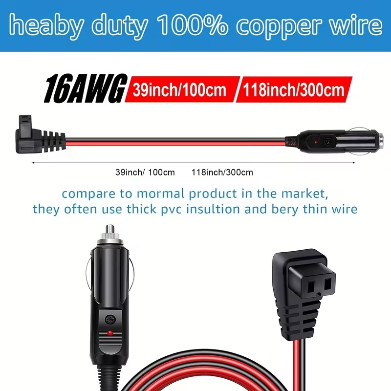 Bağlantıyı Bir Araba Buzdolabı - Outdoor Power Extension Cord incelemesi ve fiyatı
