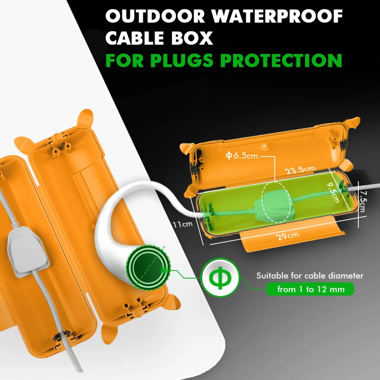IP44 Dış Mekan Uzatma Kablosu  - Outdoor Power Extension Cord incelemesi ve fiyatı