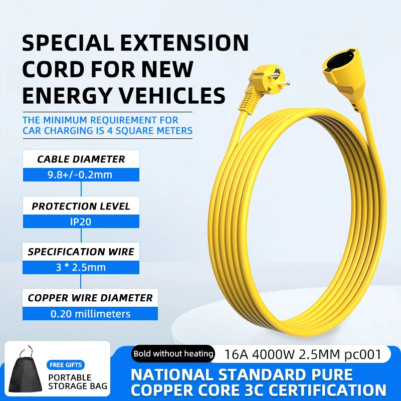 16A EU Schuko Prizli Uzatma Ka - Outdoor Power Extension Cord incelemesi ve fiyatı