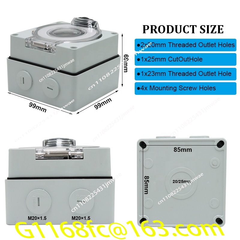 50 Amper Jeneratör RV Güç Giri - Outdoor Power Inlet Box incelemesi ve fiyatı