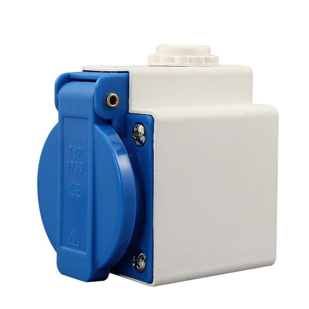 Mavi IP54 10A/16A 220V Çok Fon - Outdoor Power Inlet Box incelemesi ve fiyatı