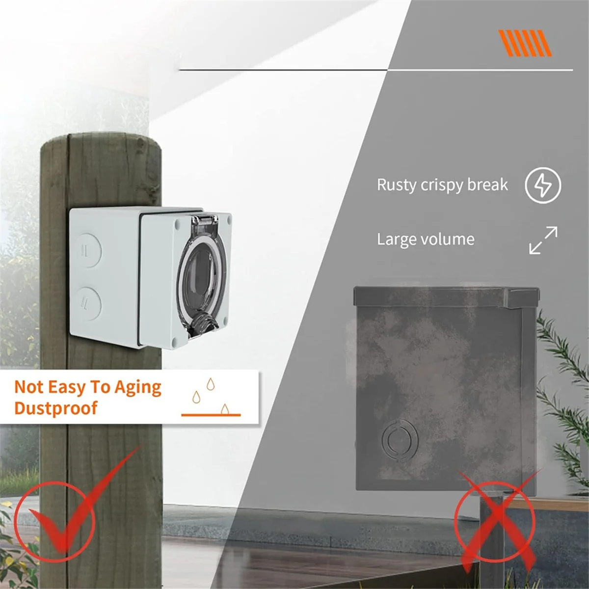 Güç Priz Kutusu, 125/250Volt N - Outdoor Power Receptacle Box incelemesi ve fiyatı