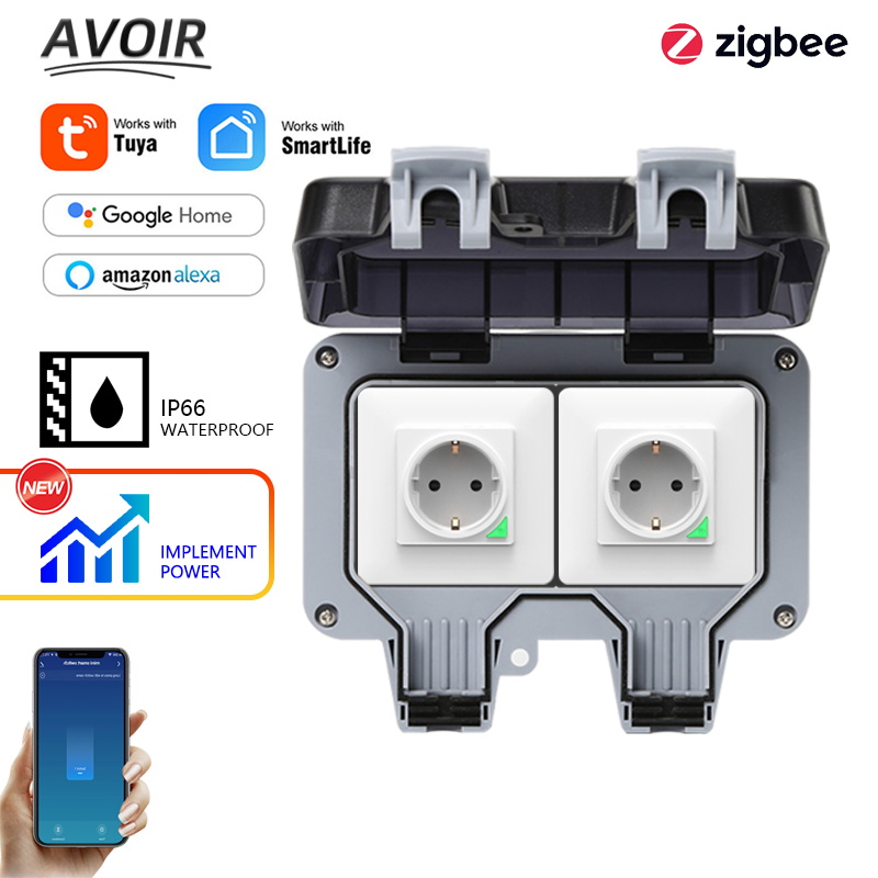 Avoir Tuya Zigbee Elektrik Pri - Outdoor Power Inlet Box incelemesi ve fiyatı