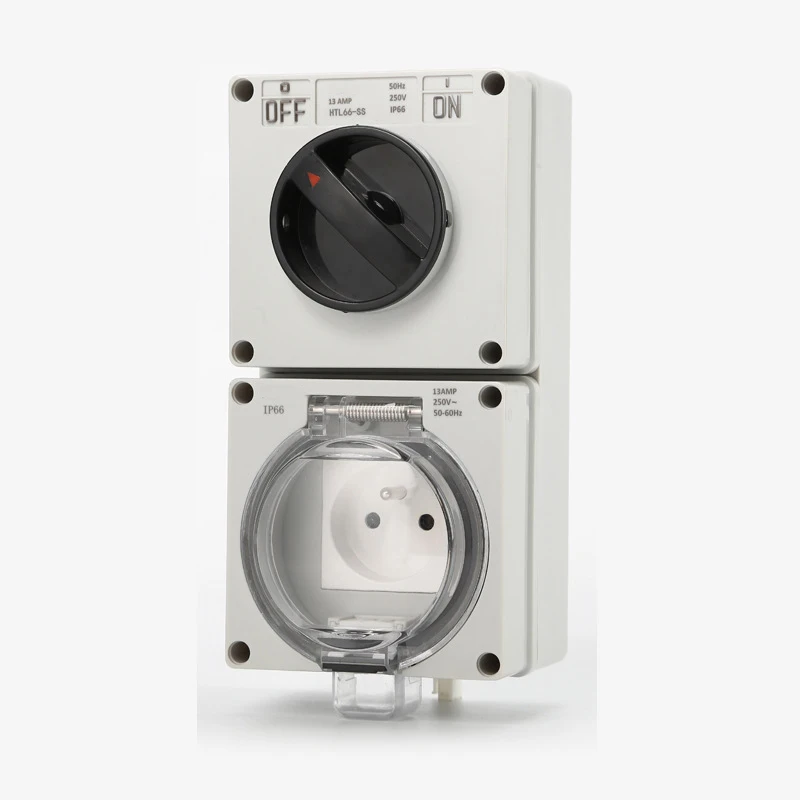IP66 220V su geçirmez toz geçi - Outdoor Power Inlet Box incelemesi ve fiyatı