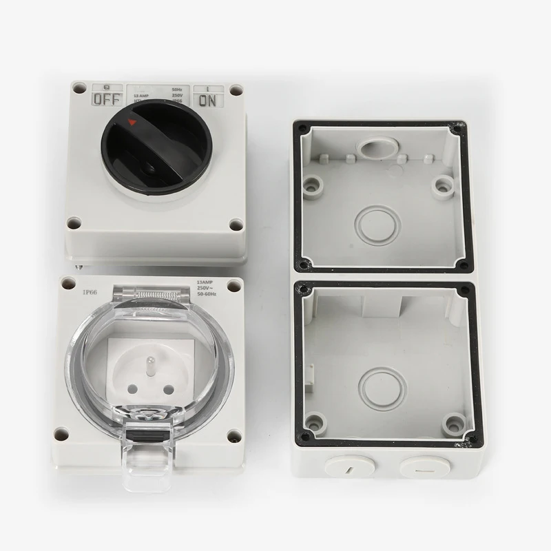 IP66 220V su geçirmez toz geçi - Outdoor Power Inlet Box incelemesi ve fiyatı