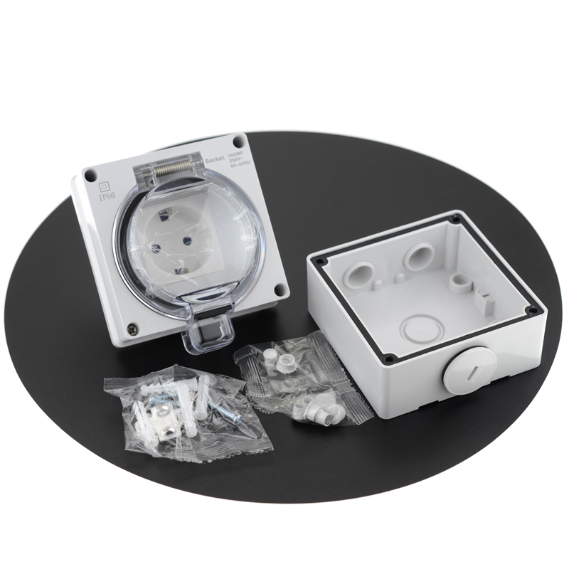 IP66 su geçirmez soket fransız - Outdoor Power Inlet Box incelemesi ve fiyatı