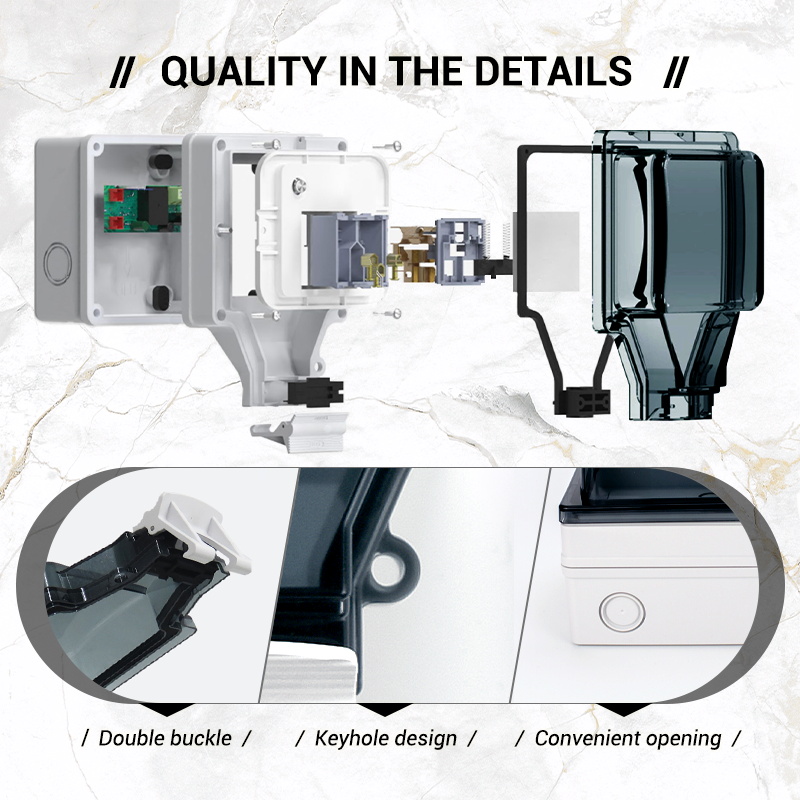 Avoir Tuya akıllı IP66 su geçi - Outdoor Power Outlet With Remote Control incelemesi ve fiyatı