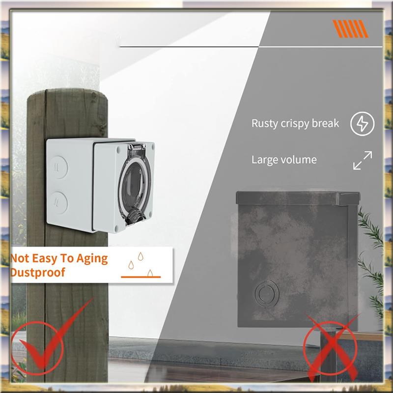 AA46 HOT-50Amp Dış Mekan Güç Ç - Outdoor Power Receptacle Box incelemesi ve fiyatı