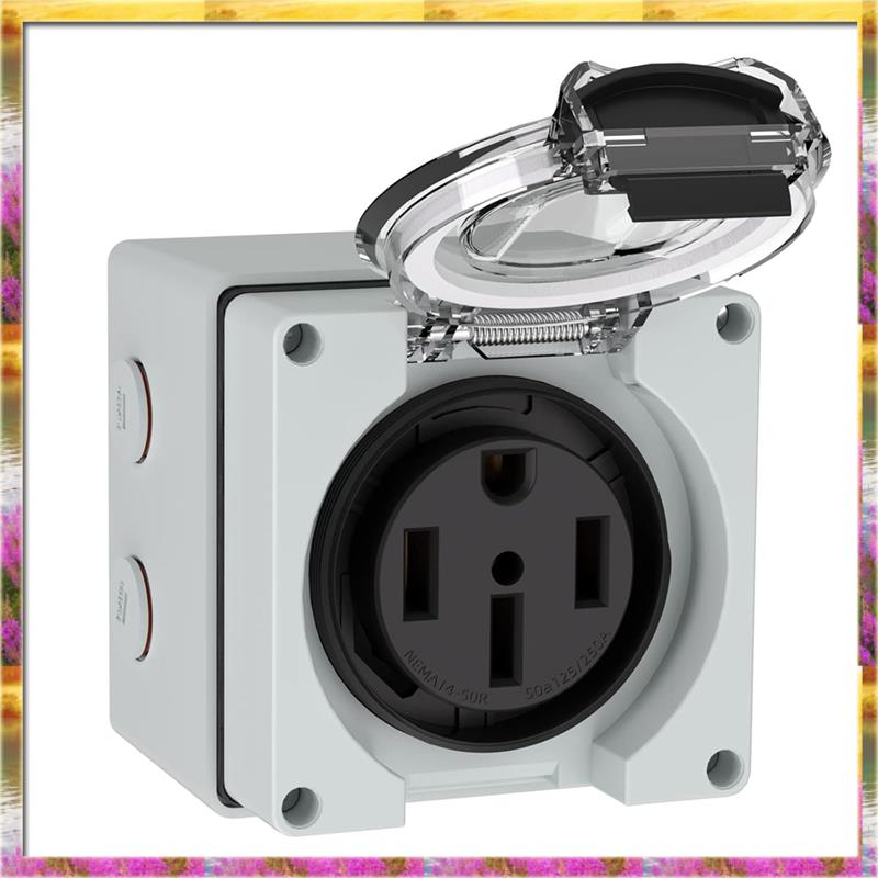 AA46 HOT-50Amp Dış Mekan Güç Ç - Outdoor Power Receptacle Box incelemesi ve fiyatı